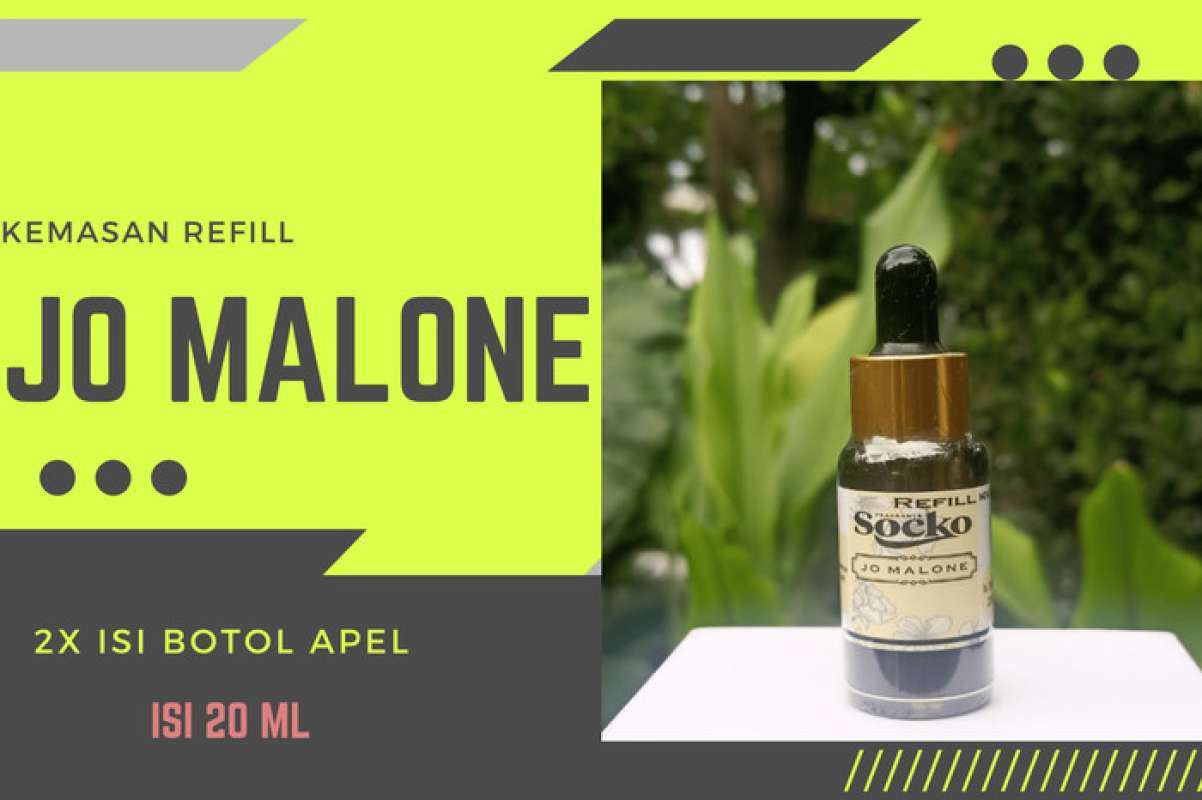 Promo Refill Parfum Socko Aroma Jo Malone 2X Isi Botol Apel 20 Ml