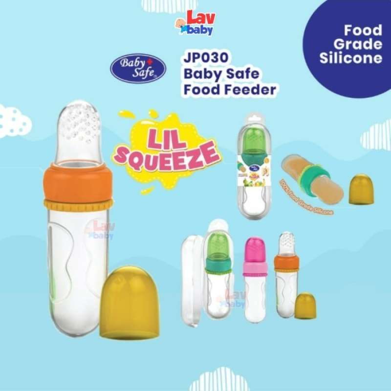 Jual Baby Safe Food Feeder Babysafe Mpasi botol sendok bayi di