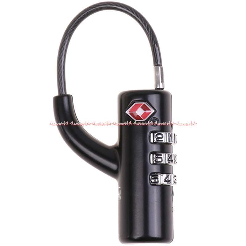 Passport Cable Luggage Lock Gembok Koper Tsa Kombinasi Angka Number  Paspor Model Tali Rantai Tarik Suitcase Pad Lock