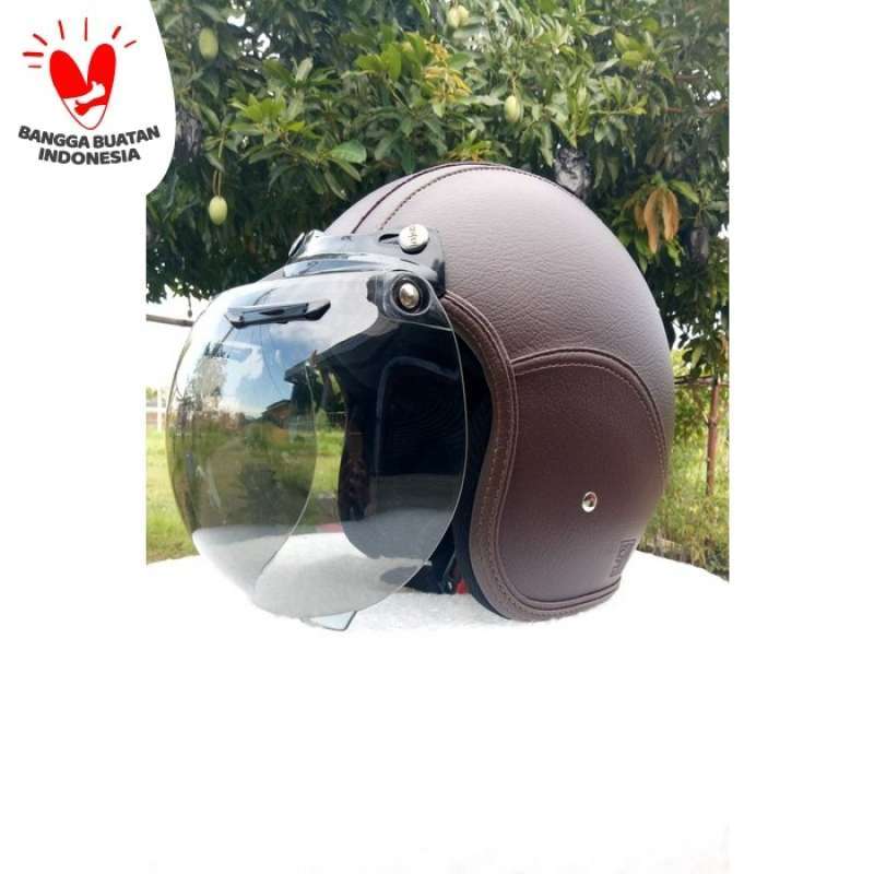 Helm retro online kulit
