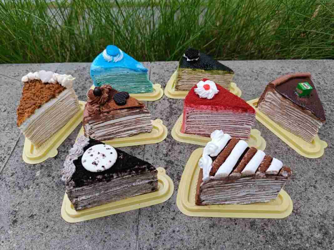 Jual mille crepes / cake slice / cake viral / Mille krepes /krepes - Bubblegum di Seller Gaby Bella Florist Parcel - Rawa Jati, Kota Jakarta Selatan | Blibli