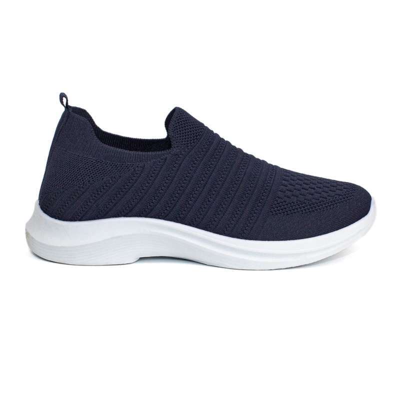 Sepatu Slip On Pria Rajut Import Sport Shoes Nyaman Ringan Model Terbaru SL933 W