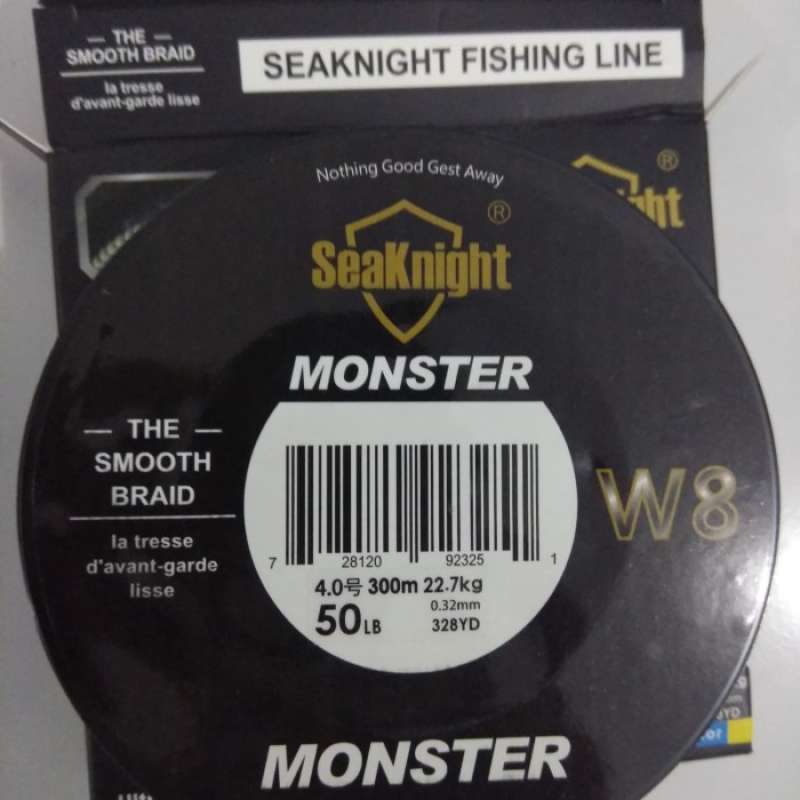Promo Tali Pancing Pe Seaknight Monster W8-300M Diskon 17% di Seller Hafizh  Store 4 - Cikoko, Kota Jakarta Selatan
