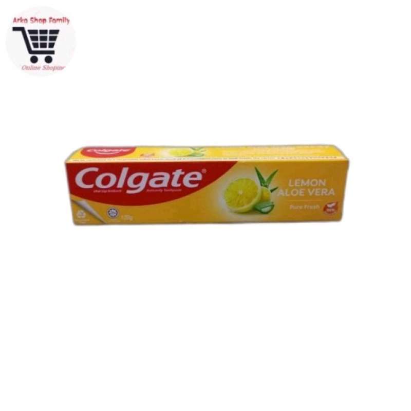 Jual Colgate Pasta Gigi Lemon Aloe Vera Pure Fresh 120g Odol Di Seller Arka  Shop Family - Palmerah, Kota Jakarta Barat | Blibli