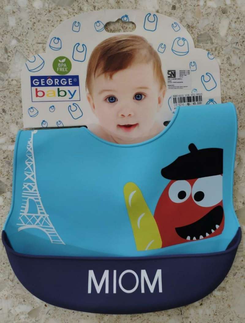 George deals baby bibs