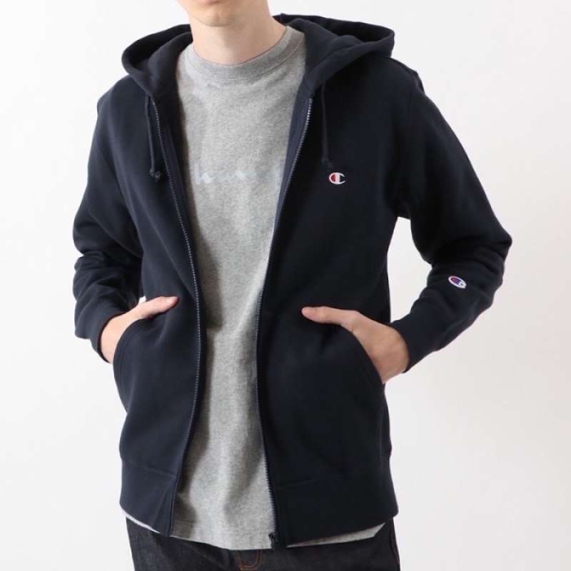 Jaket hoodie champion discount original
