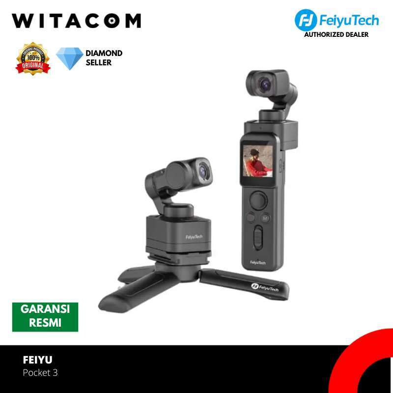 Promo WITACOM - Feiyu Pocket 3 3-Axis 4K Cordless Gimbal Camera