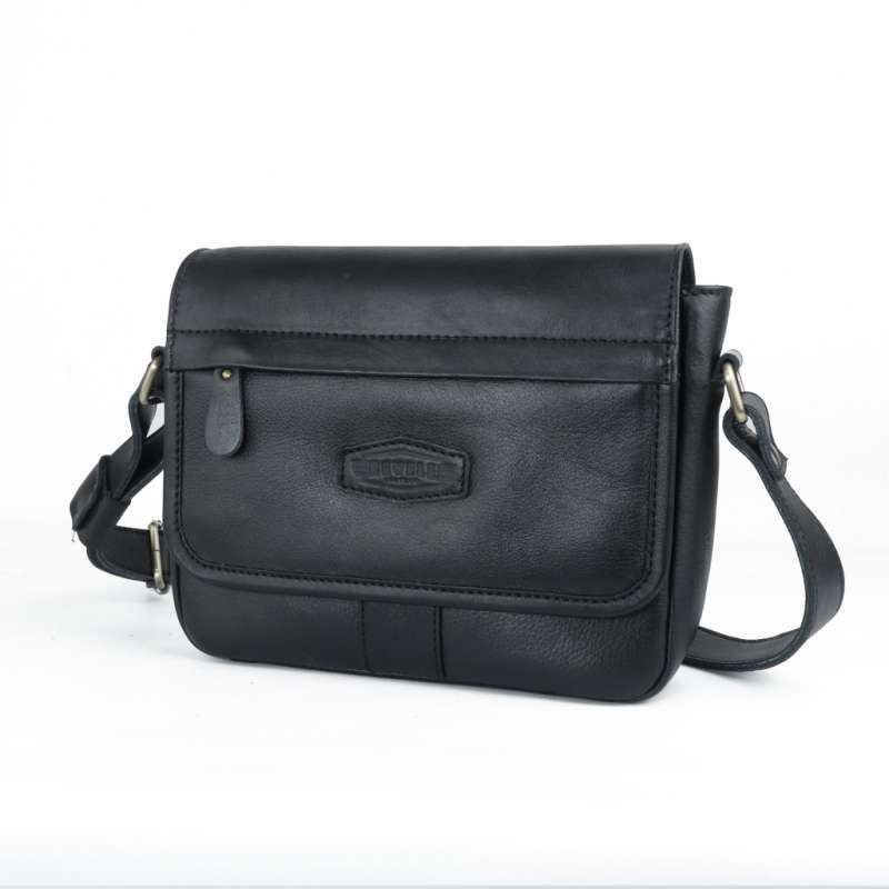 Jual BOSSINDO LUCAS Tas Selempang Sling Bag Kulit Asli Pria Wanita