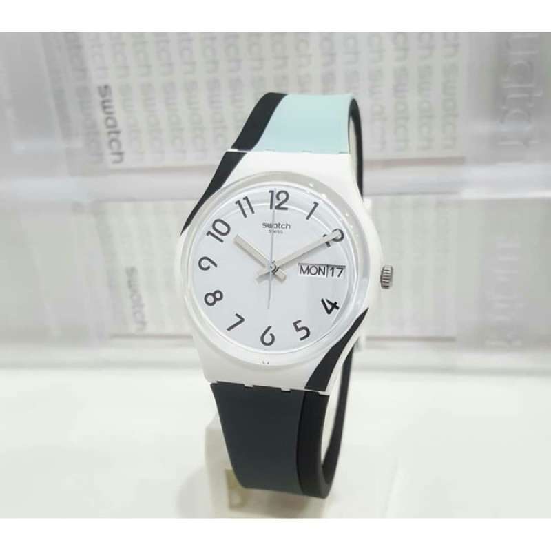 Promo SWATCH GW711 Jam Tangan Wanita Greytwist Abu abu