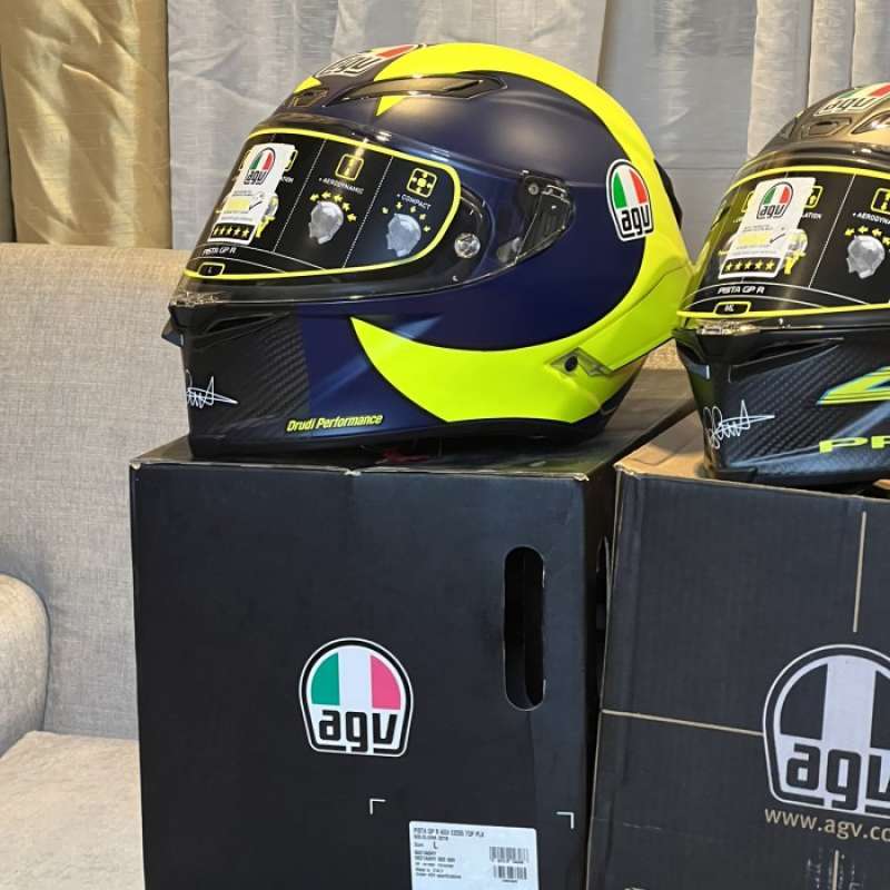 Harga helm agv pista gpr soleluna sales