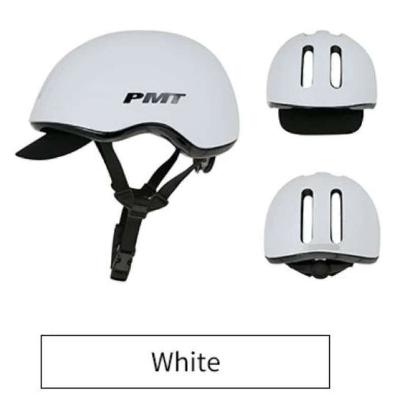 PMT K 08 Bike Helmet Helm Sepeda lipat skateboard seli BROMPTON Putih