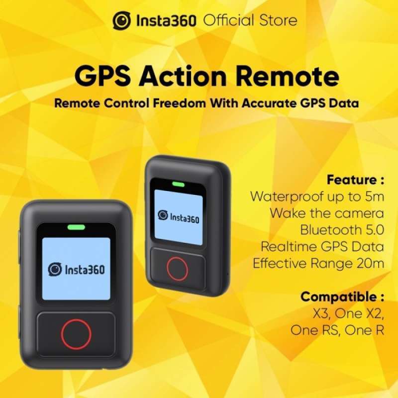 その他 e99-31 insta360 GPS smart remote Insta360 GPS Smart Remote for ONE Series Cameras CINSAAV/A B&H