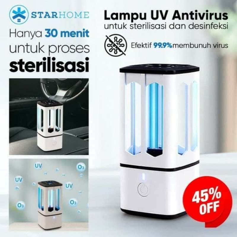 Promo UVC Sterilizer Portable Lampu Ultraviolet Disinfektan Virus