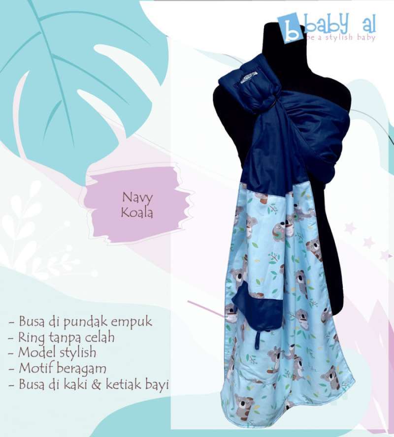 Ring sling baby al top