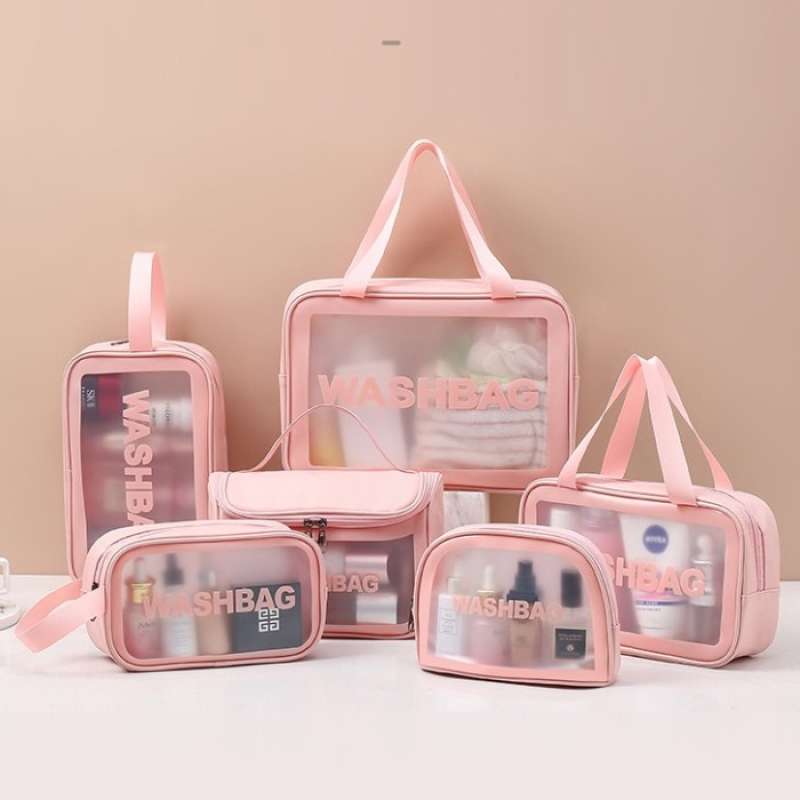 Make up tas transparant best sale