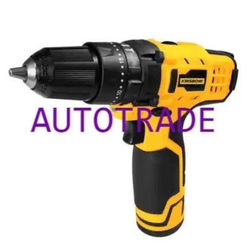 Jual Krisbow Bor Listrik Tanpa Kabel 10 Mm Cordless Impact Drill 12 Volt Di Seller Cv. Vieto Samaria Kalibata Kota Jakarta Selatan Blibli