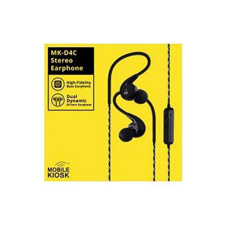 Mobile shop kiosk earphone