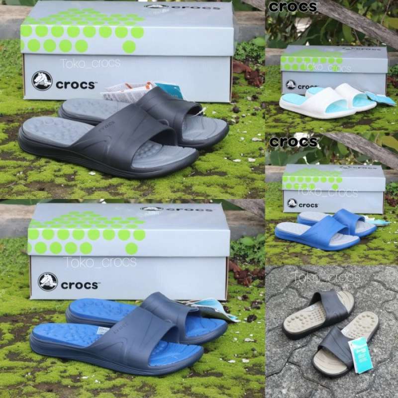 Crocs reviva deals slide men's