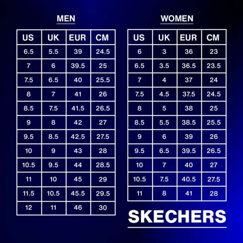 Skechers flip flops size chart new arrivals
