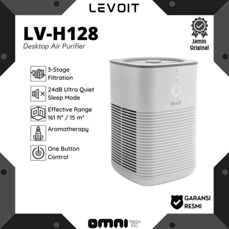 LEVOIT LV-H128 Portable HEPA Air Purifier - White New 810043372466