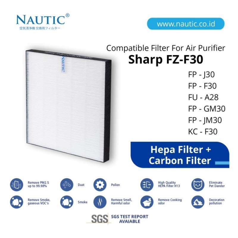 Filter udara deals sharp air purifier