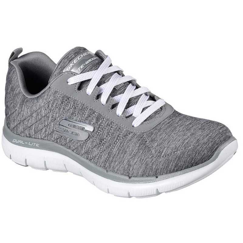 Skechers flex appeal 2.0 gray top