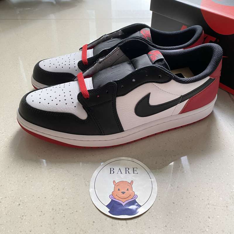 Jual Air Jordan 1 Low OG Black Toe [CZ0790-106] - 43 di Seller