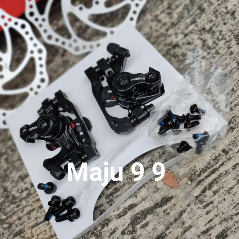 Promo Disc Brake Radius Br Cx7 Mekanik Rem Set Rem Disc Brake Plus