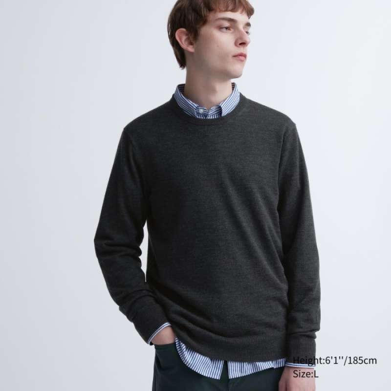 Harga crewneck uniqlo deals