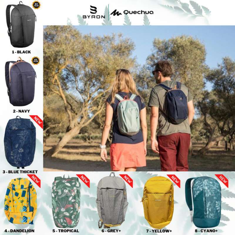 TERLARIS DECATHLON QUECHUA TAS RANSEL CARRIER OUTDOOR ARPENAZ 10 L ORIGINAL