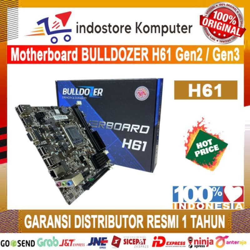 Termurah Motherboard Komputer H61 Bulldozer Socketa 1155 Ddr3 Resmi Murah New