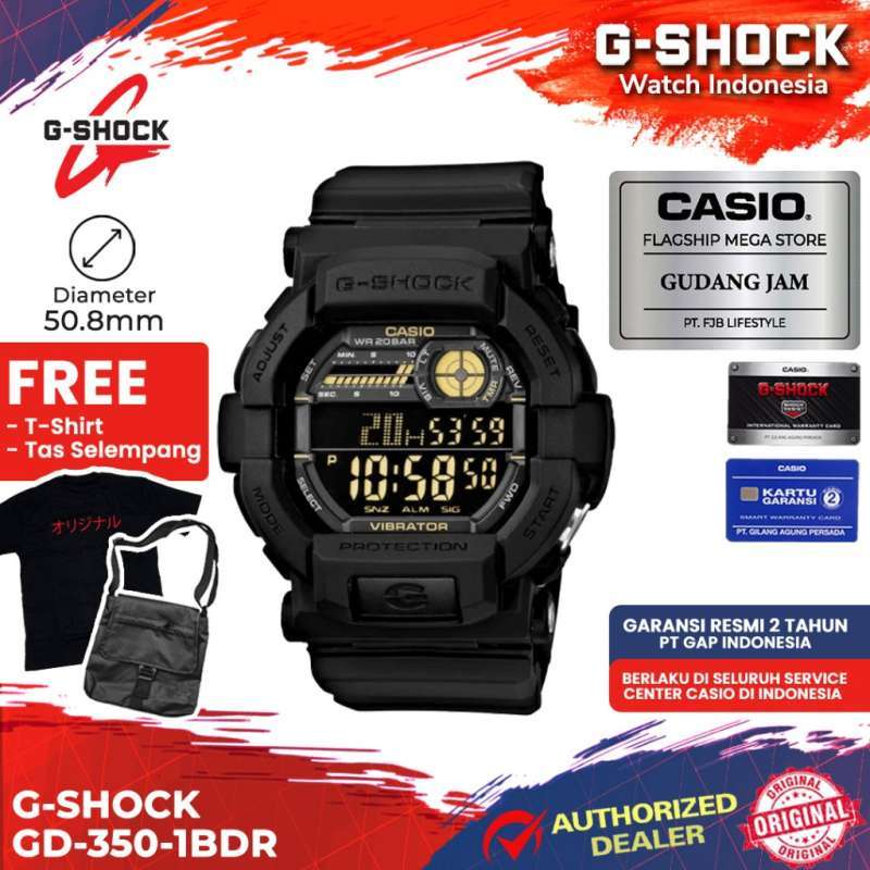 Promo G Shock GShock GD 350 1BDR GD 350 1B GD 350 GD350 GD 350