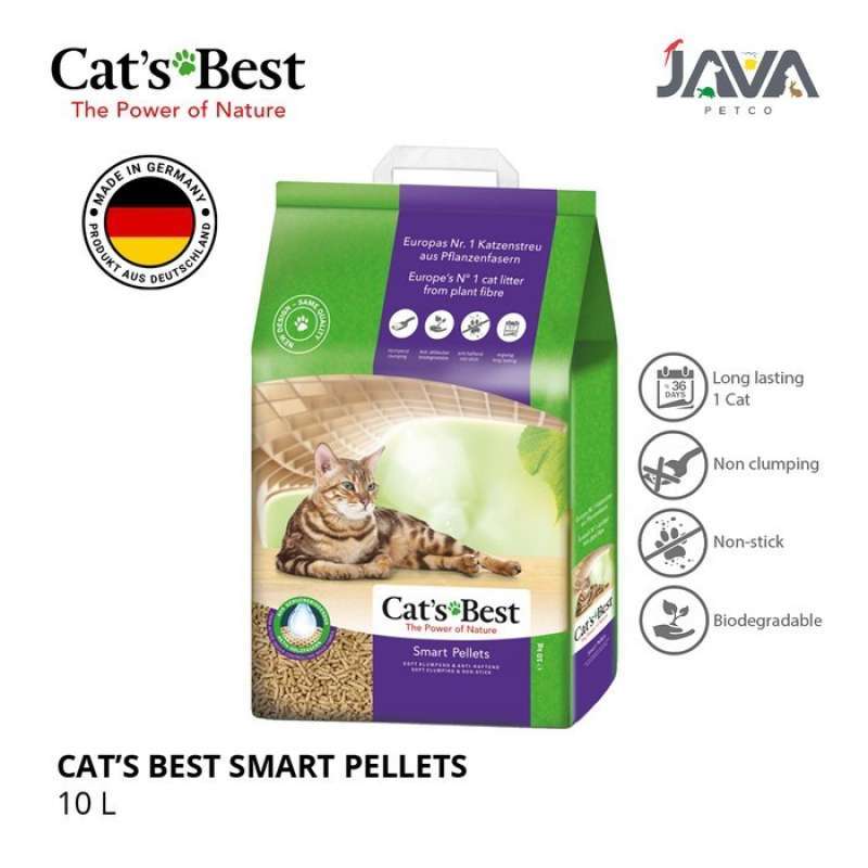 Promo Cats Best Smart Pellet Cat Litter 10L Pasir Kucing Gumpal