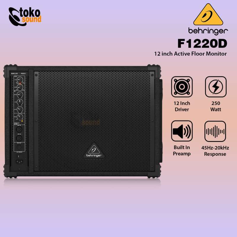 Behringer Eurolive F1220D 250W 12 inch Active Floor Monitor