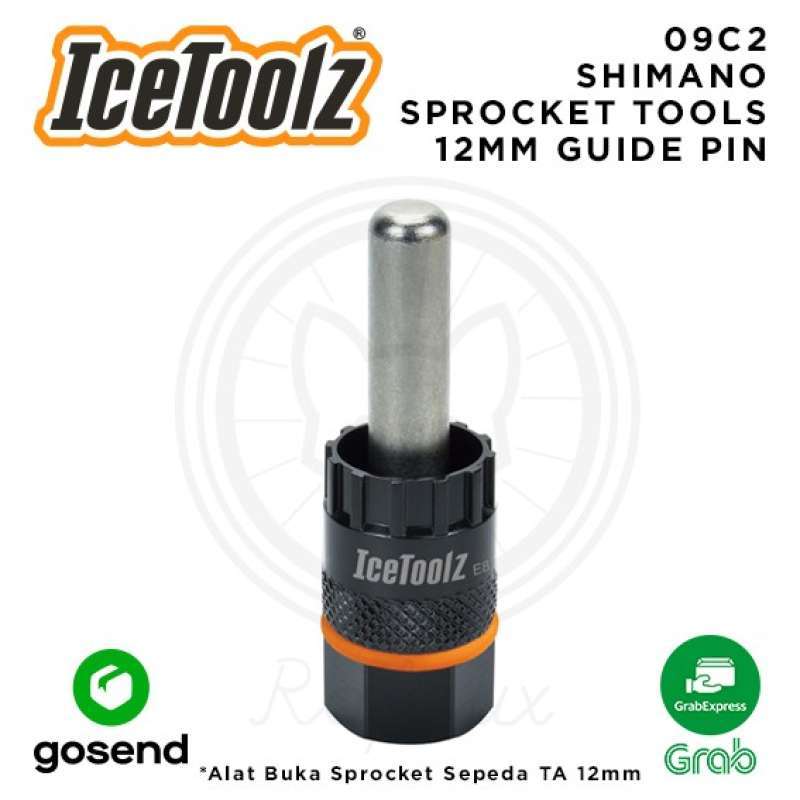 Icetoolz Cassette Lockring Tool 12Mm Guide Kunci Pembuka Sprocket 09C2 Terlaris