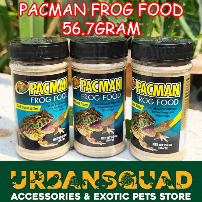 Zoo med pacman frog food clearance