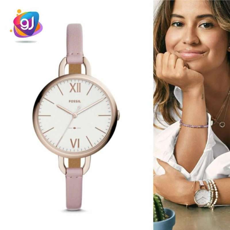 Jual Jam Tangan Fosil Original ES4356 Annette Three Hand Pink ES