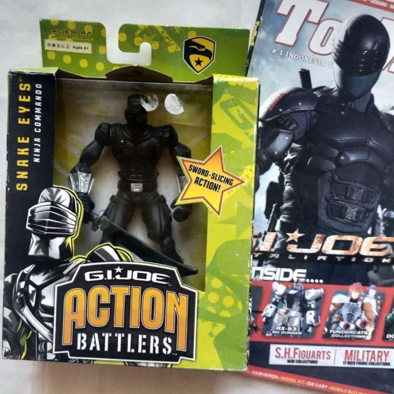 Jual Action Figure Hasbro Gi Joe Action Battler Snake Eyes Ninja