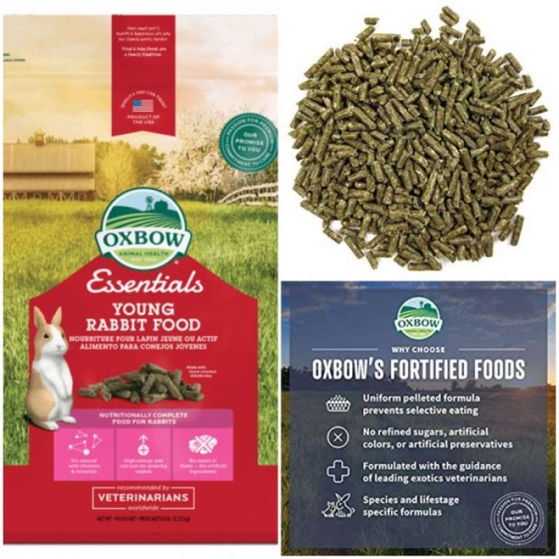 Promo Oxbow Young Rabbit Essentials Pakan Pelet Makanan Kelinci