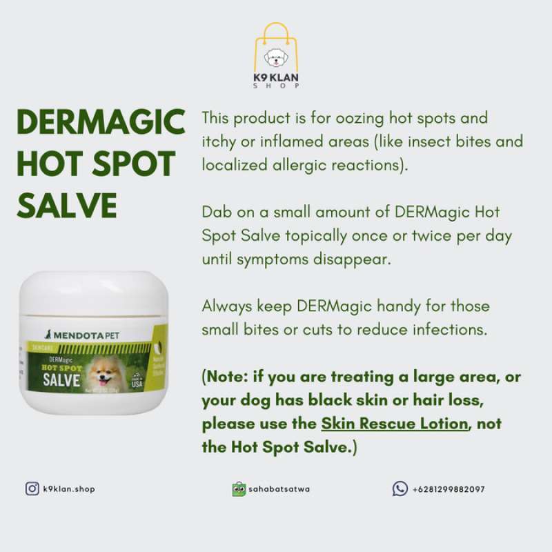 Dermagic hot store spot salve