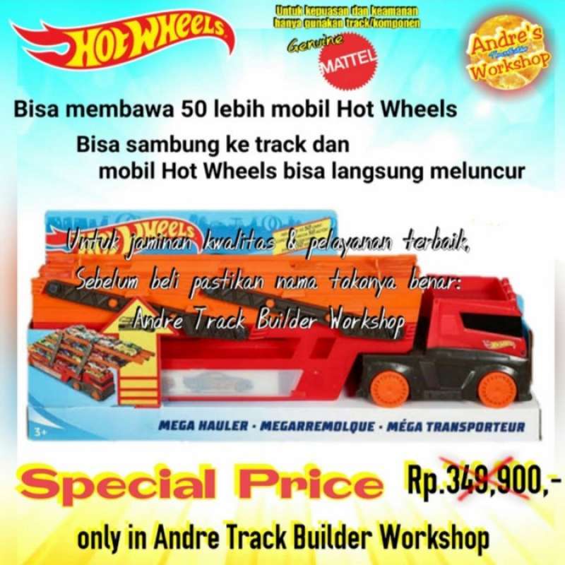 Harga hot wheels mega hauler best sale