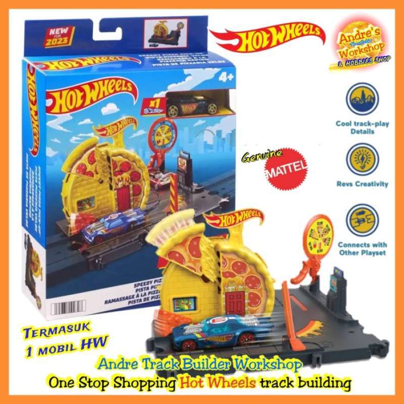 Hot wheels online speedy pizza playset
