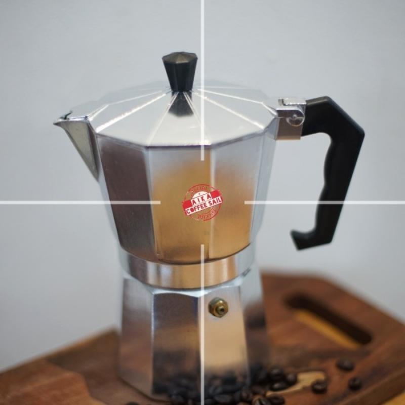 Promo Mokapot Stovetop Perkolator Espresso Coffee Maker Cups 450
