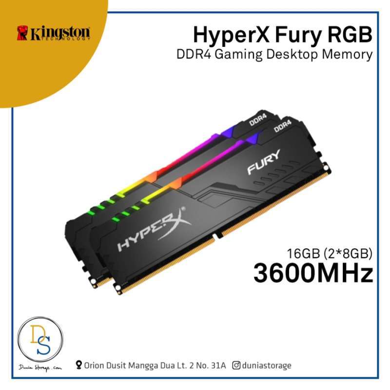 Memoria Hyperx Fury Ddr4 8gb 3000mhz Rgb Memoria Hyperx Fury