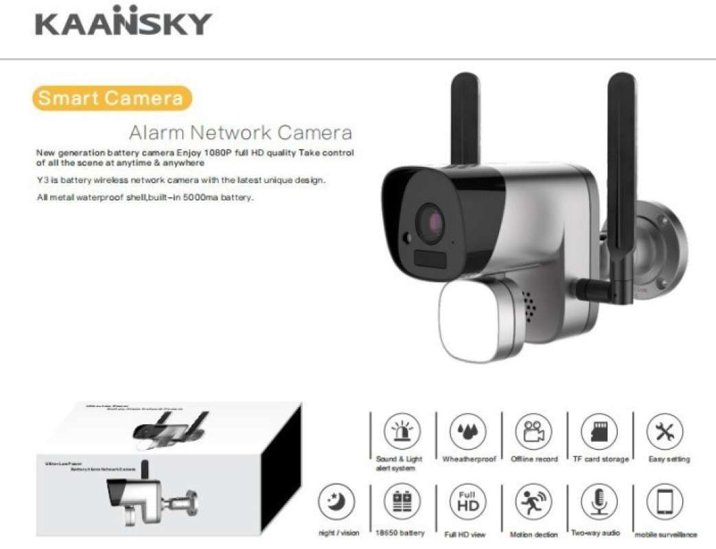 Kaansky wireless camera outlet