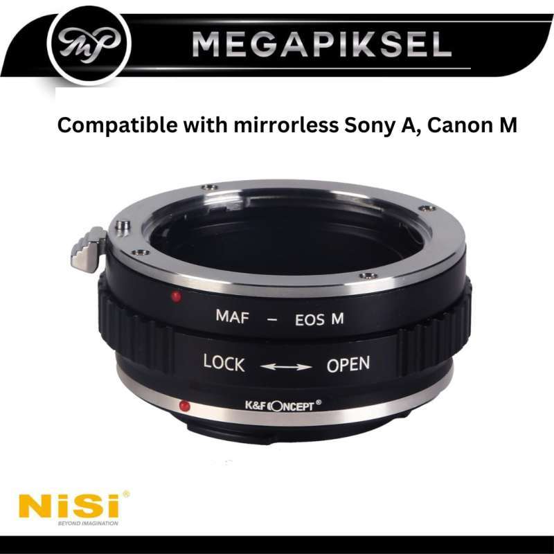 Canon FD Lenses to Canon EOS M Lens Mount Adapter K&F Concept M13141 L