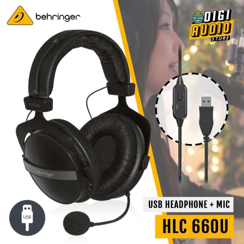 Jual Headphone Mic USB Behringer HLC 660U Headphone Monitor