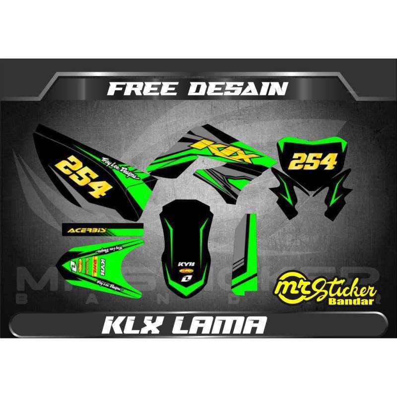 Jual Decal Sticker KLX Old Strip Simpel di Seller Mr.sticker