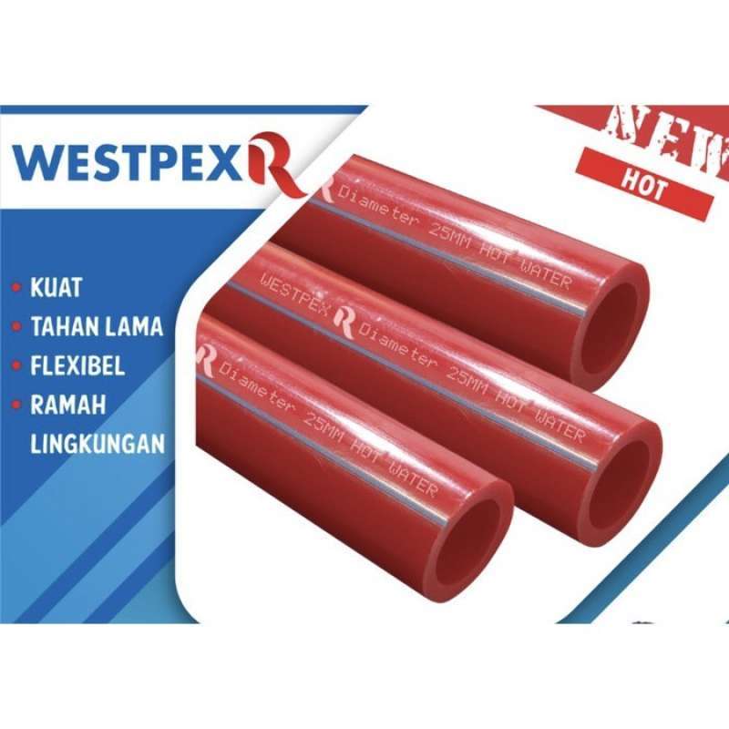 Jual Pipa Air Panas Westpex Water Heater 1/2 Inch Red Pipa