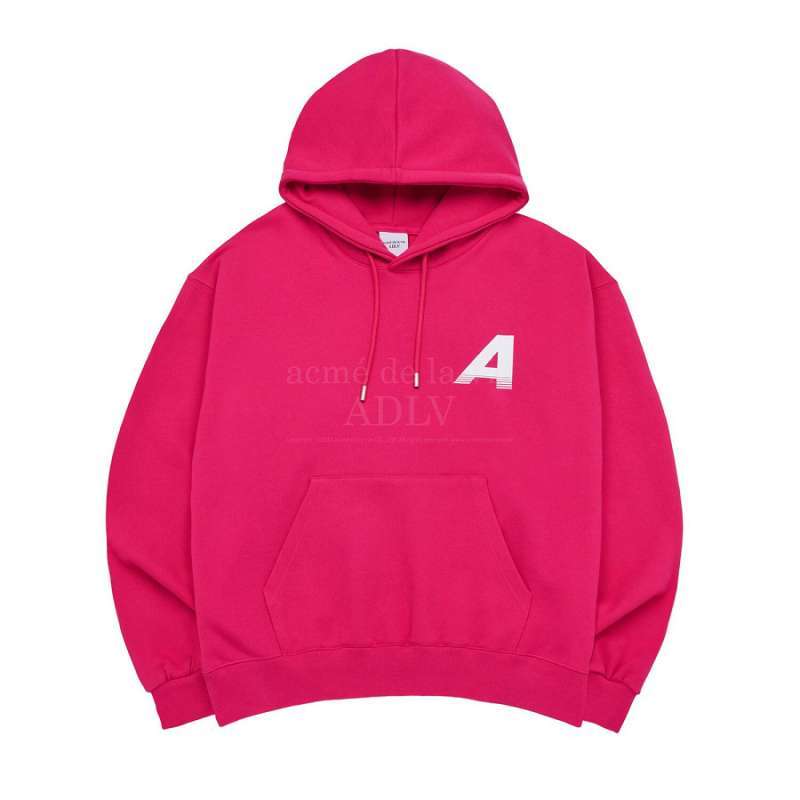 Promo Acme De La Vie Adlv Big A Logo Hoodie Pink Diskon 47